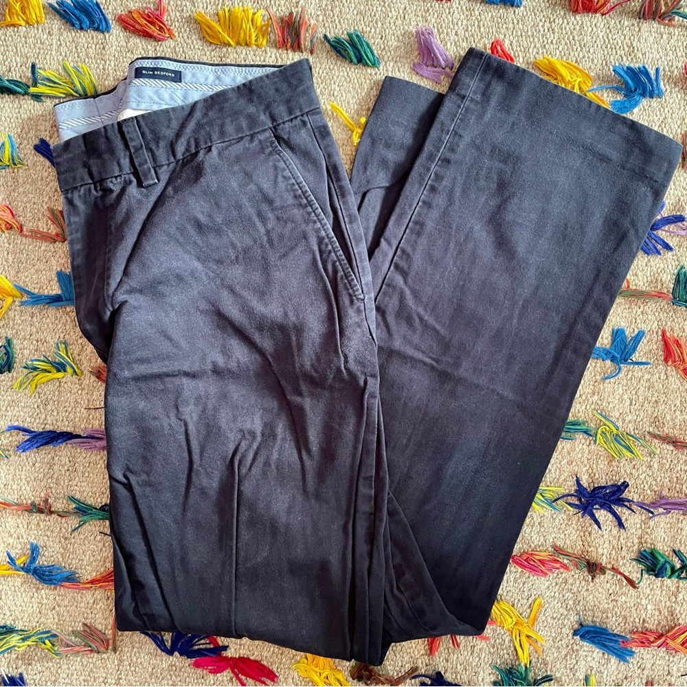 J. Crew - slim Bedford navy chinos 32x30
